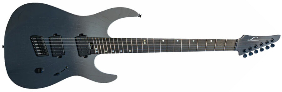 Legator Ninja N6fp Performance Multiscale 2h Ht Eb - Smoke - Multi-scale gitaar - Main picture