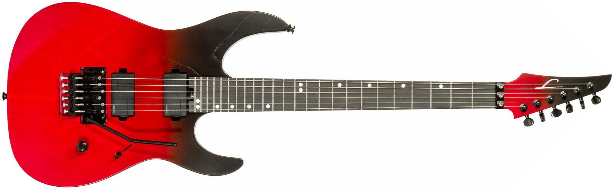 Legator Ninja N6fr 2h Fishman Fluence Modern Fr Eb - Crimson - Metalen elektrische gitaar - Main picture