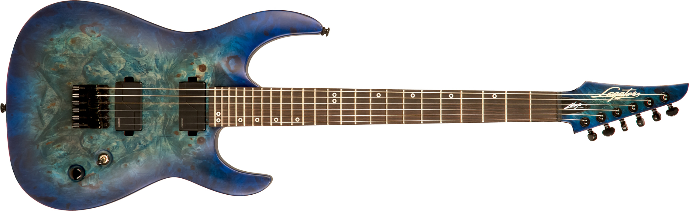 Legator Ninja N6x 2020 Hh Fishman Fluence Ht Eb - Air - Metalen elektrische gitaar - Main picture