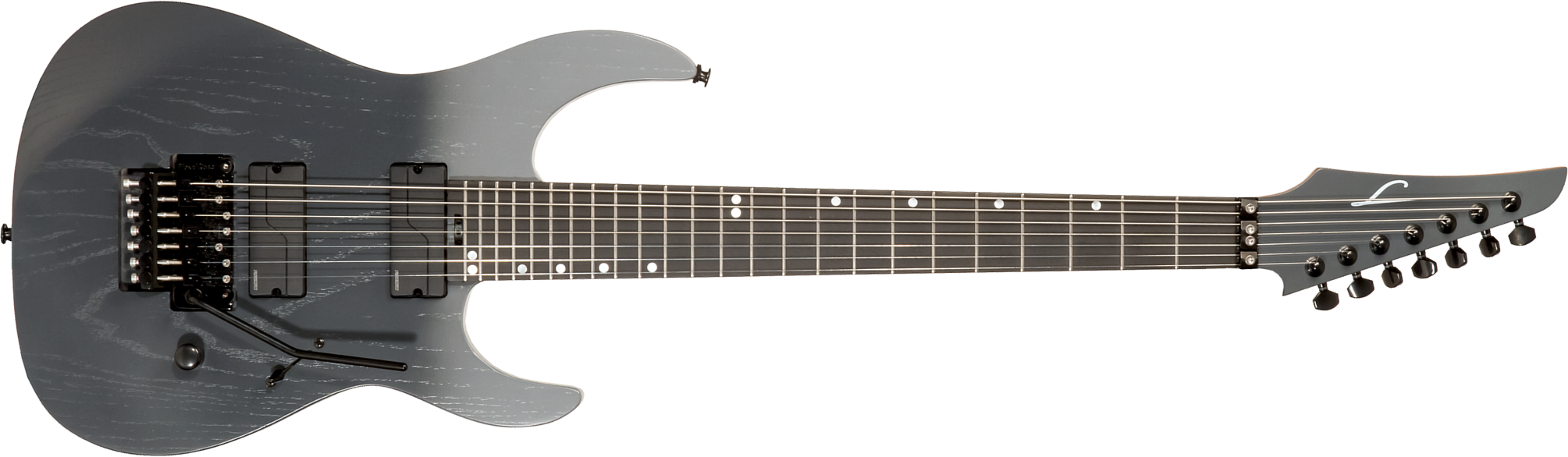 Legator Ninja N7fr 2h Fishman Fluence Modern Fr Eb - Smoke - 7-snarige elektrische gitaar - Main picture