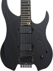 Metalen elektrische gitaar Legator Ghost Performance G6FP - Stealth black
