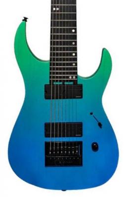 Bariton elektrische gitaar Legator Ninja Performance N8EP - Pacific aqua