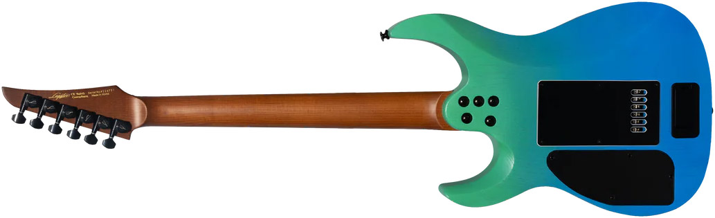 Legator Ninja N6ep Performance 2h Fishman Fluence Modern Ht Ric - Pacific Aqua - Metalen elektrische gitaar - Variation 1