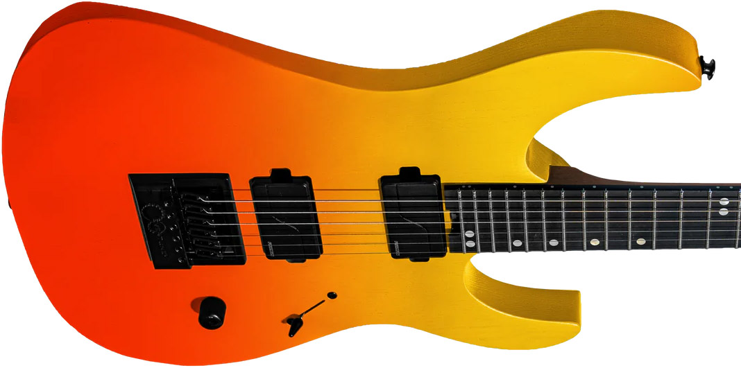 Legator Ninja N6ep Performance 2h Fishman Fluence Modern Ht Ric - Cali Sunset - Metalen elektrische gitaar - Variation 2