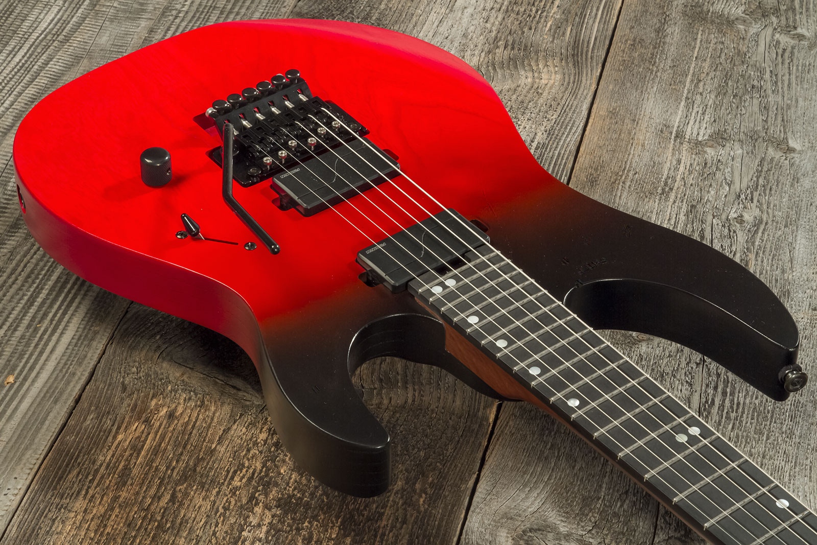 Legator Ninja N6fr 2h Fishman Fluence Modern Fr Eb - Crimson - Metalen elektrische gitaar - Variation 2