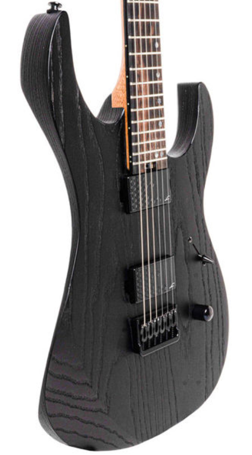 Legator Ninja N6p Performance Hh Ht Rw - Satin Stealth Black - Elektrische gitaar in Str-vorm - Variation 2