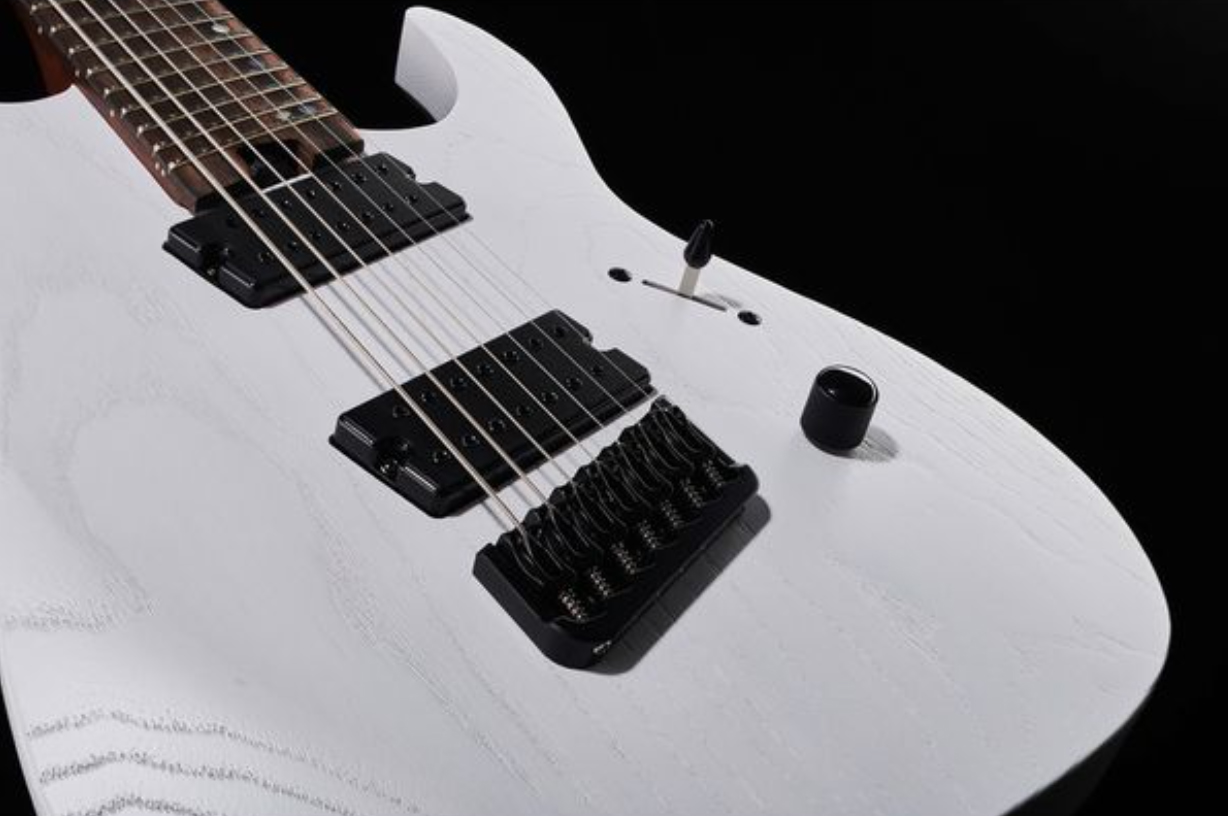 Legator Ninja N7fp Performance 7c Multiscale 2h Ht Eb - White - Multi-scale gitaar - Variation 4