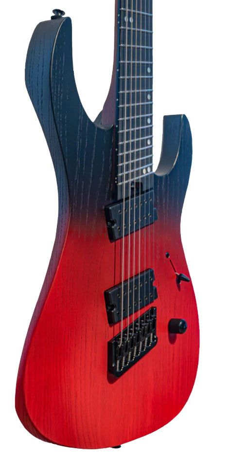 Legator Ninja N7fp Performance Multiscale 2h Ht Eb - Crimson - Multi-scale gitaar - Variation 2