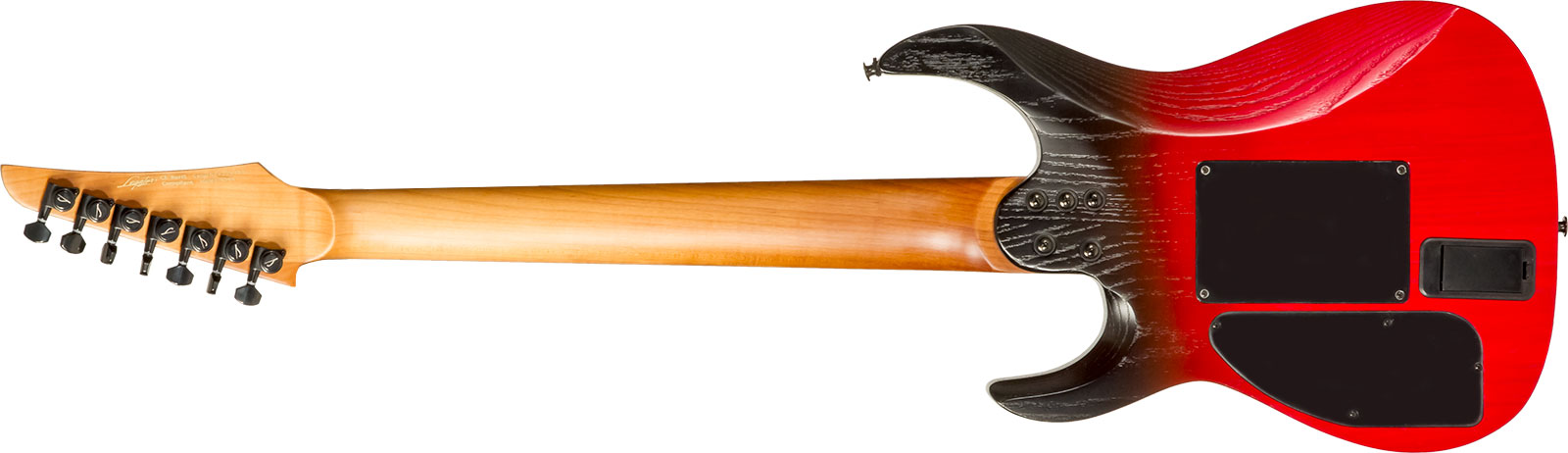 Legator Ninja N7fr 2h Fishman Fluence Modern Fr Eb - Crimson - 7-snarige elektrische gitaar - Variation 1