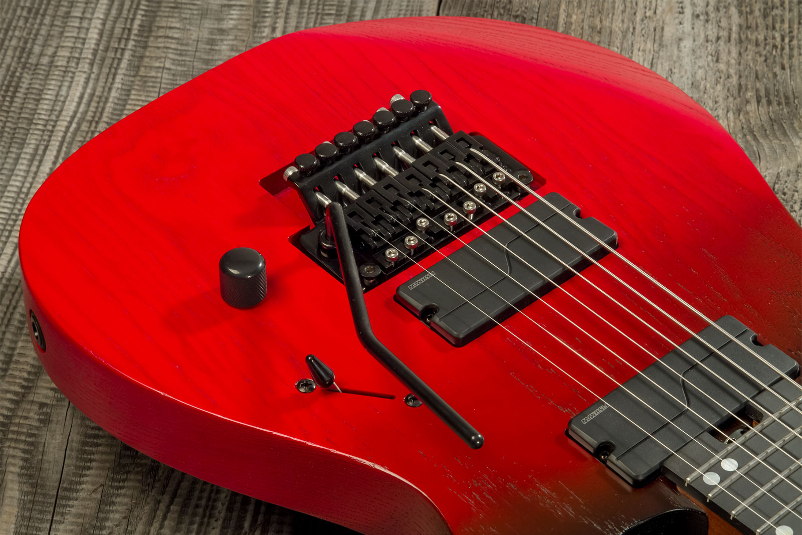 Legator Ninja N7fr 2h Fishman Fluence Modern Fr Eb - Crimson - 7-snarige elektrische gitaar - Variation 3