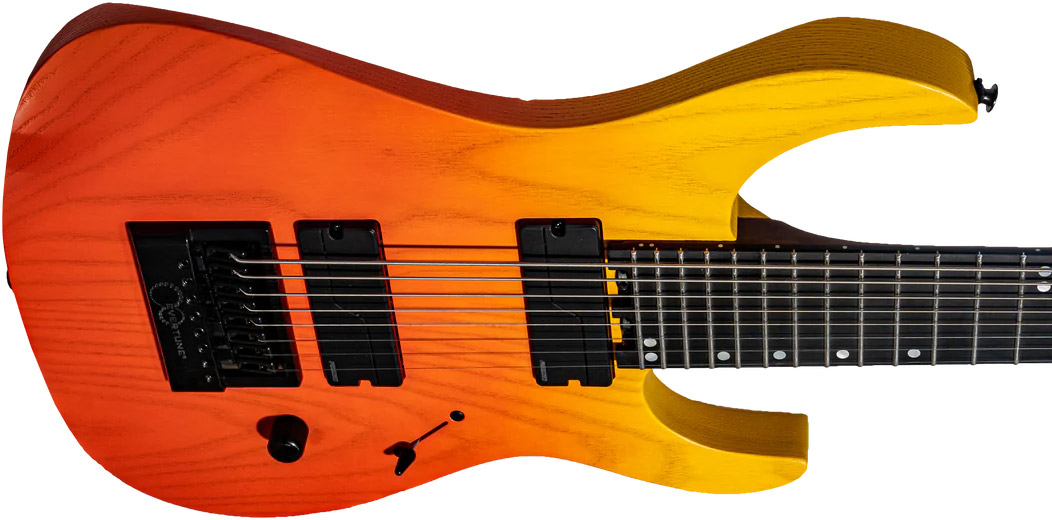 Legator Ninja N8ep Performance 8c 2h Fishman Fluence Modern Ht Ric - Cali Sunset - Bariton elektrische gitaar - Variation 2