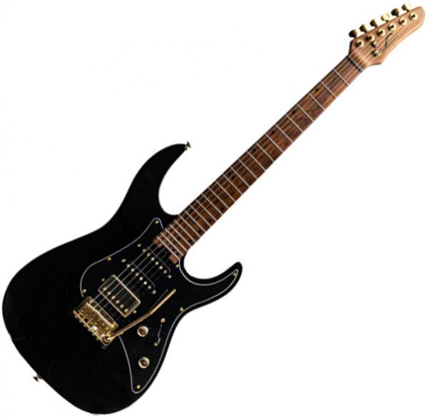 Solid body elektrische gitaar Legator OS6 Opus - Black