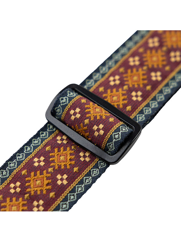 Levy's 5 Cm, Tissu Avec Motifs Hootenany, Dos Polypropylene - Design 026 - Gitaarriem - Variation 1