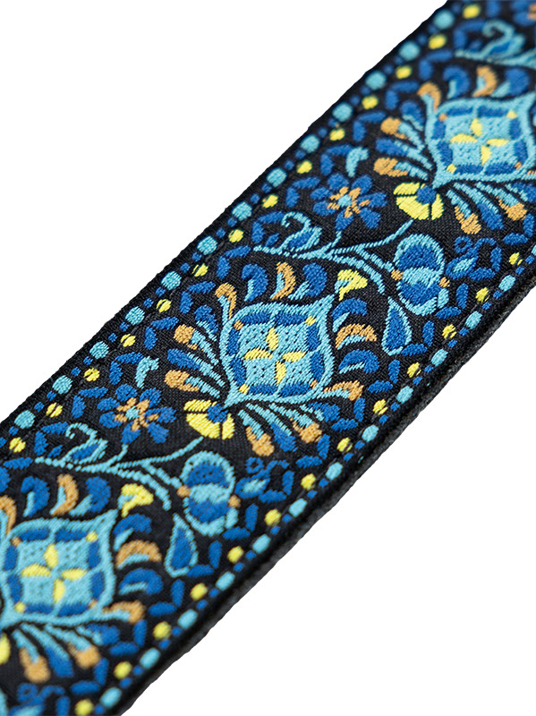 Levy's Courroie Tissu Avec Motifs Hootenany, 4 Portes Mediators, 5 Cm - Design 04 - Toebehoren voor andere snaarinstrumenten - Variation 2