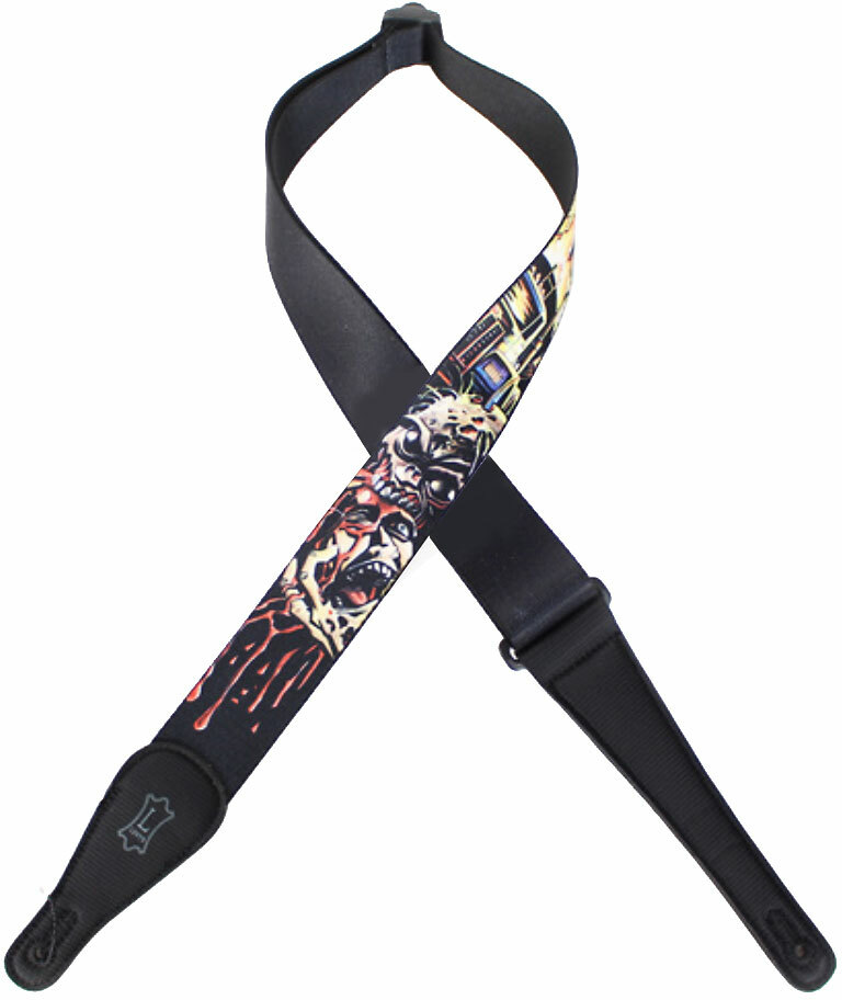 Levy's Mpnz2-001 Zombie Polyester Guitar Strap 2inc - Gitaarriem - Main picture