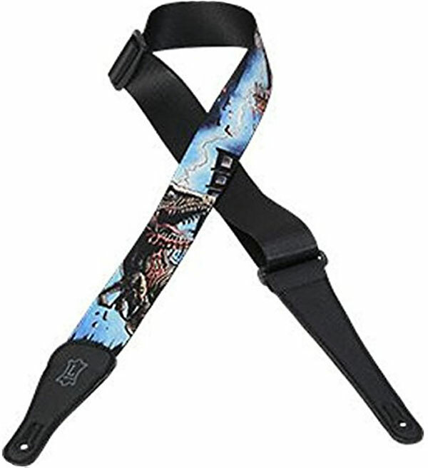 Levy's Mpnz2-006 Zombie Polyester Guitar Strap 2inc - Gitaarriem - Main picture