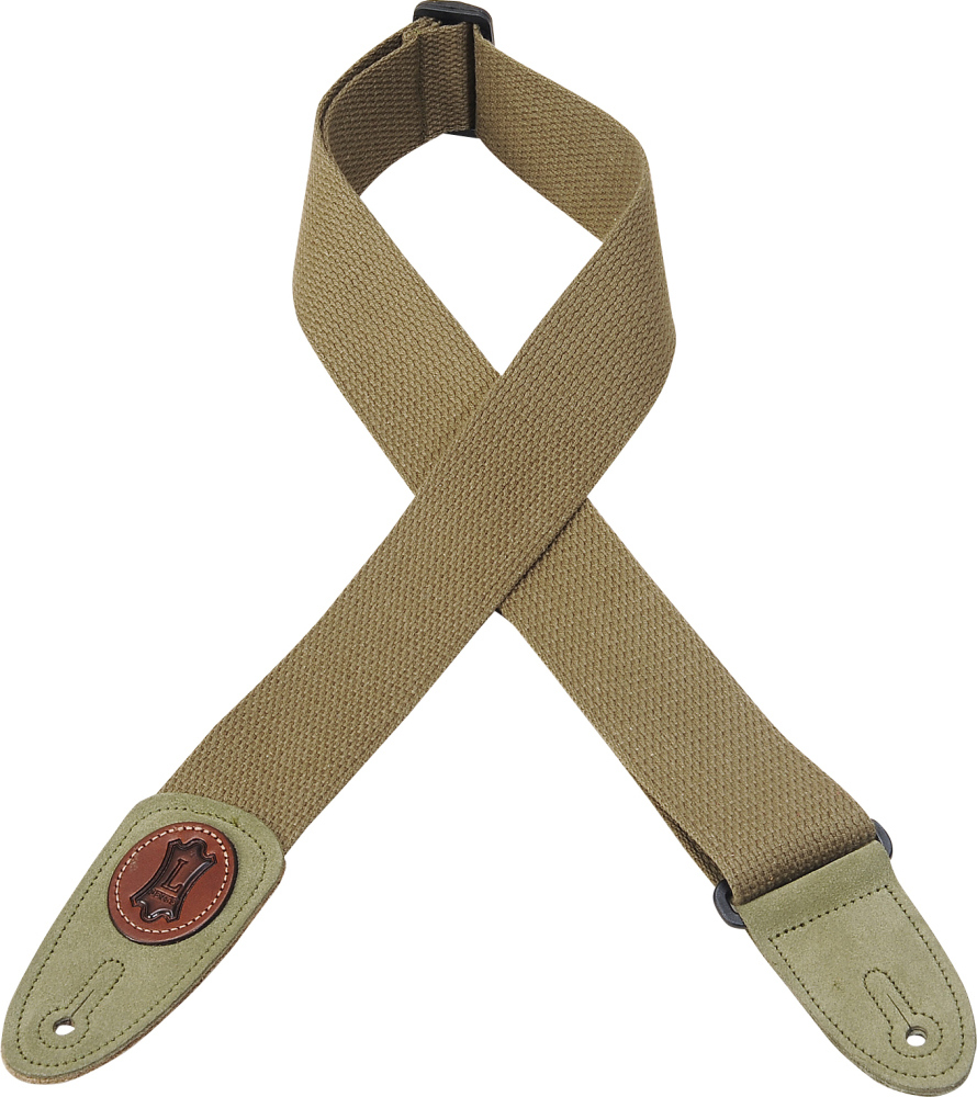 Levy's Mssc8-grn Cotton Guitar Strap 2inc - Gitaarriem - Main picture