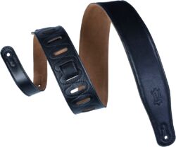 M26GF-BLK - Suede Back Padded Leather 6.4 cm Black