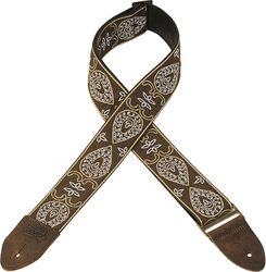 5 cm wide jacquard guitar strap - Design 024