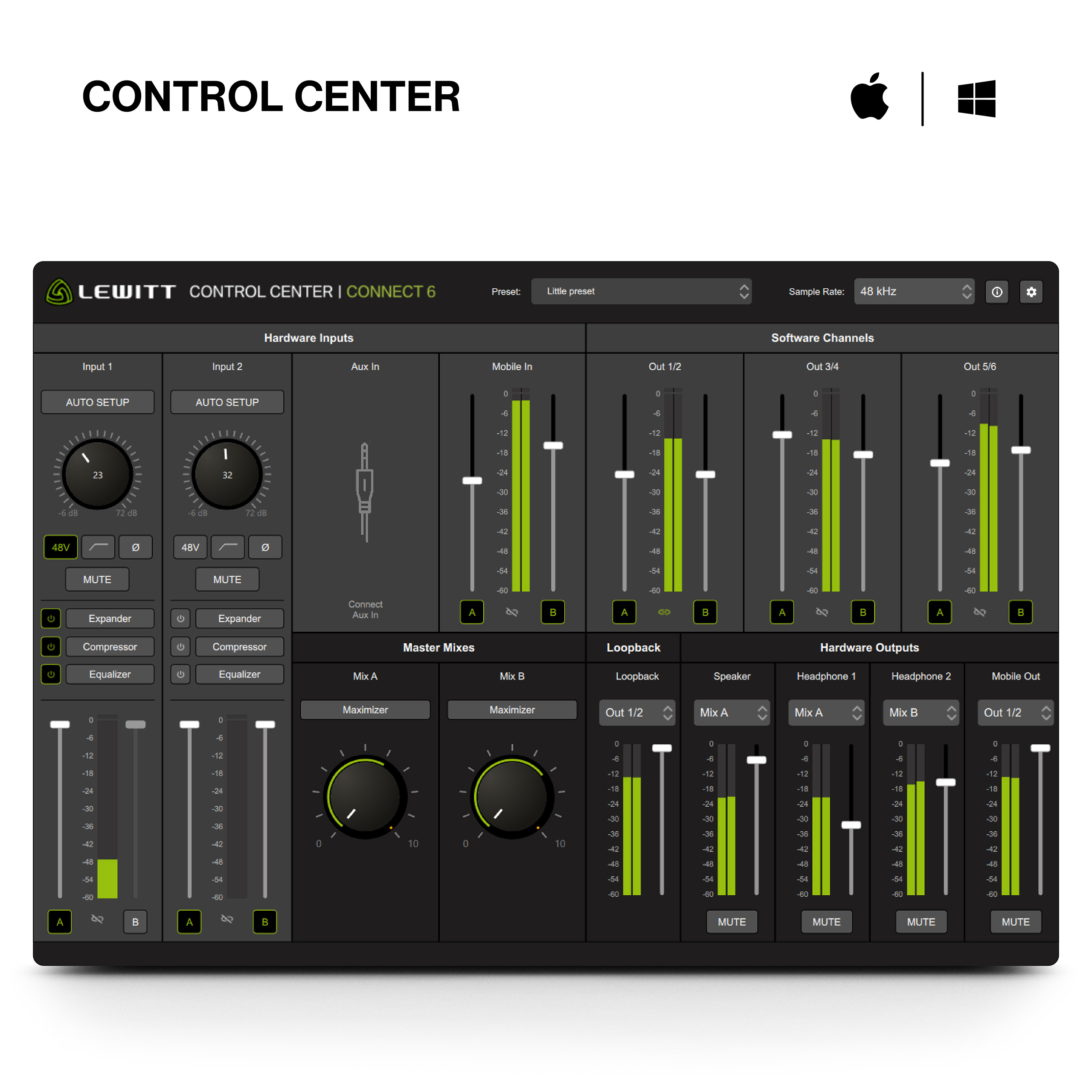 Lewitt Connect 6 - USB audio-interface - Variation 5