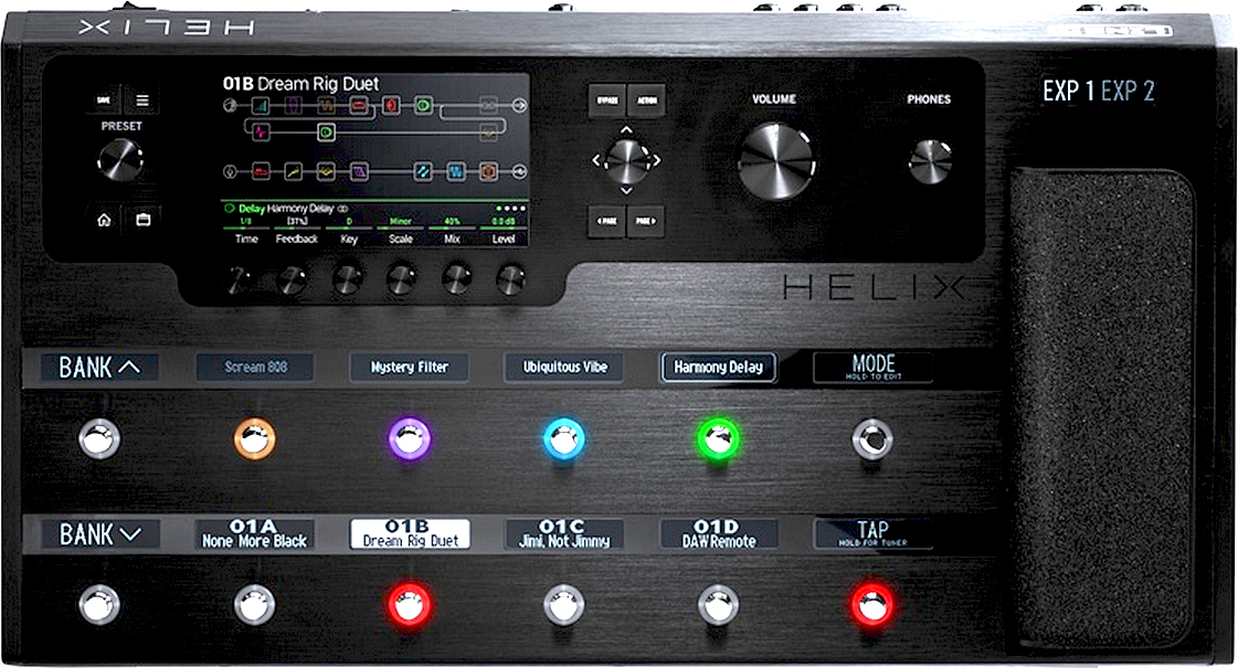 Line 6 Helix Floor Guitar Processor - Simulatie van gitaarversterkermodellering - Main picture