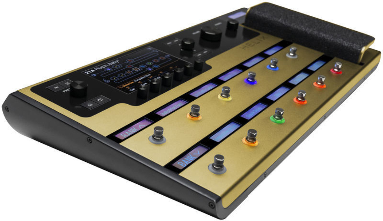 Line 6 Helix Floor Guitar Processor Gold Ltd - Multieffecten Pedaal voor Electrische Gitaar - Main picture