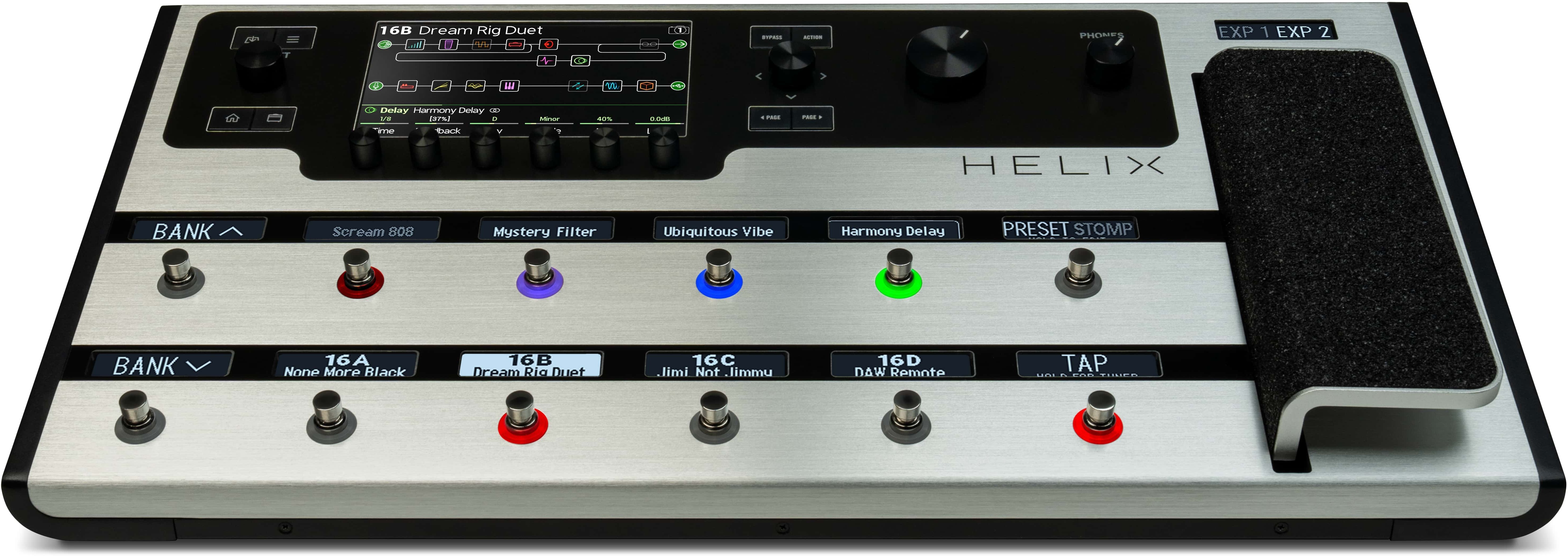 Line 6 Helix Floor Limited Edition Platinum Guitar Processor - Simulatie van gitaarversterkermodellering - Main picture