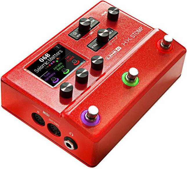 Line 6 Hx Stomp Red Ltd - Multieffecten Pedaal voor Electrische Gitaar - Main picture