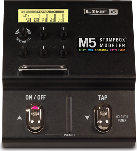 Line 6 M5 Stompbox - Simulatie van gitaarversterkermodellering - Main picture