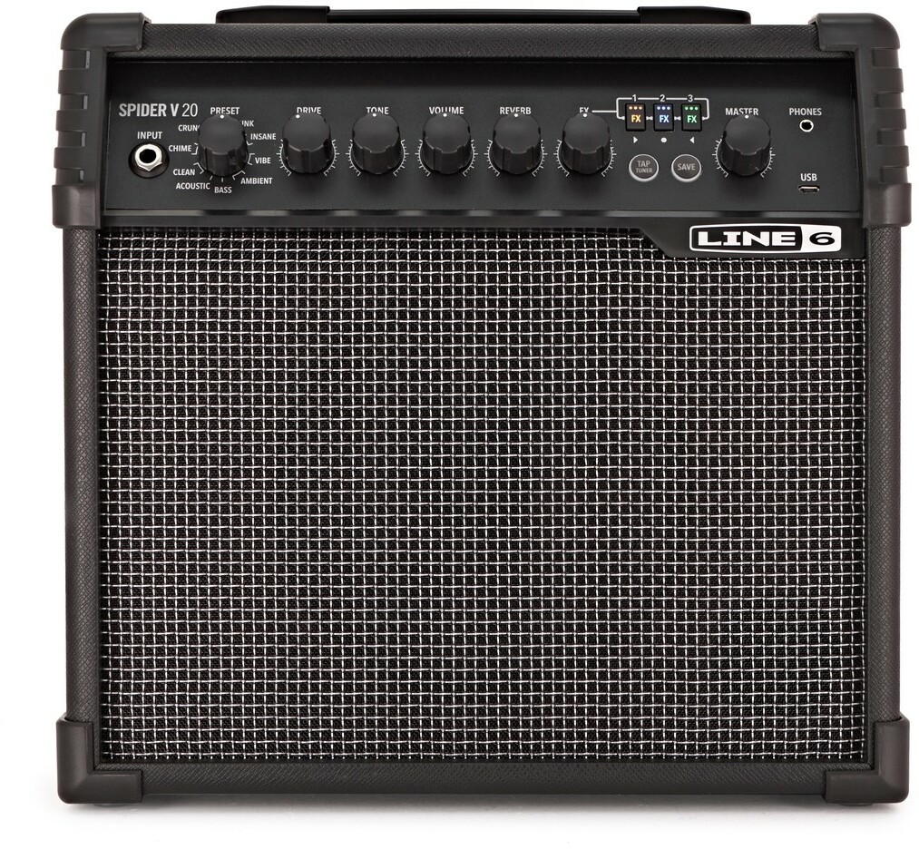 Line 6 Spider V 20 20w 1x8 - Combo voor elektrische gitaar - Main picture