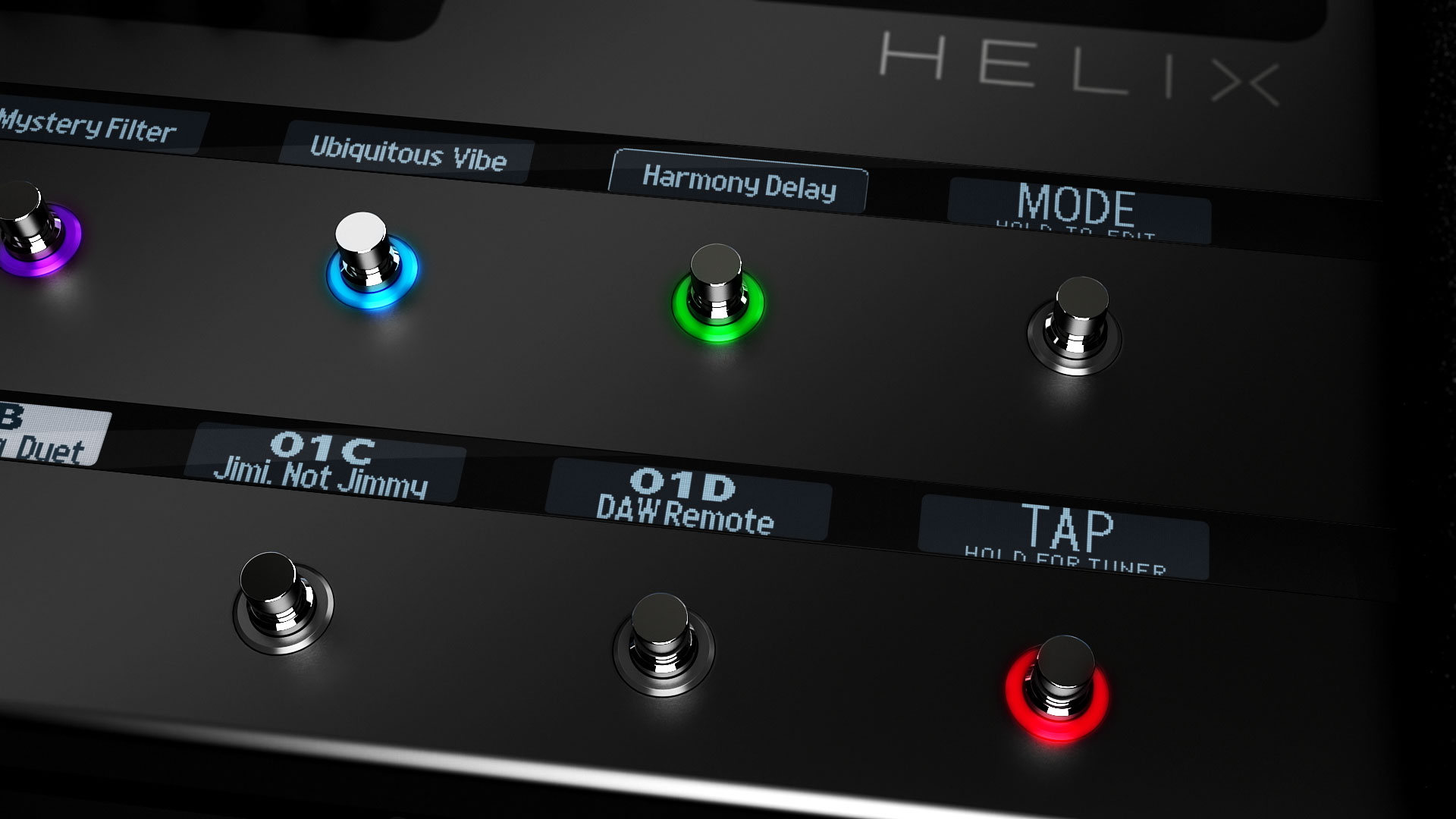 Line 6 Helix Floor Guitar Processor - Simulatie van gitaarversterkermodellering - Variation 2