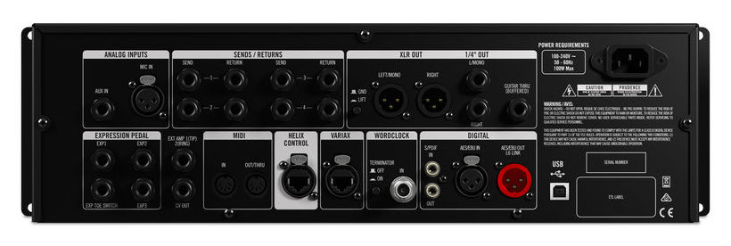 Line 6 Helix Rack - Simulatie van gitaarversterkermodellering - Variation 2