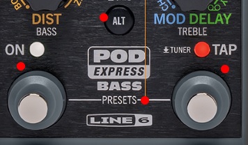 Line 6 Pod Express Bass - Multieffecten Pedaal voor Electrische Gitaar - Variation 12