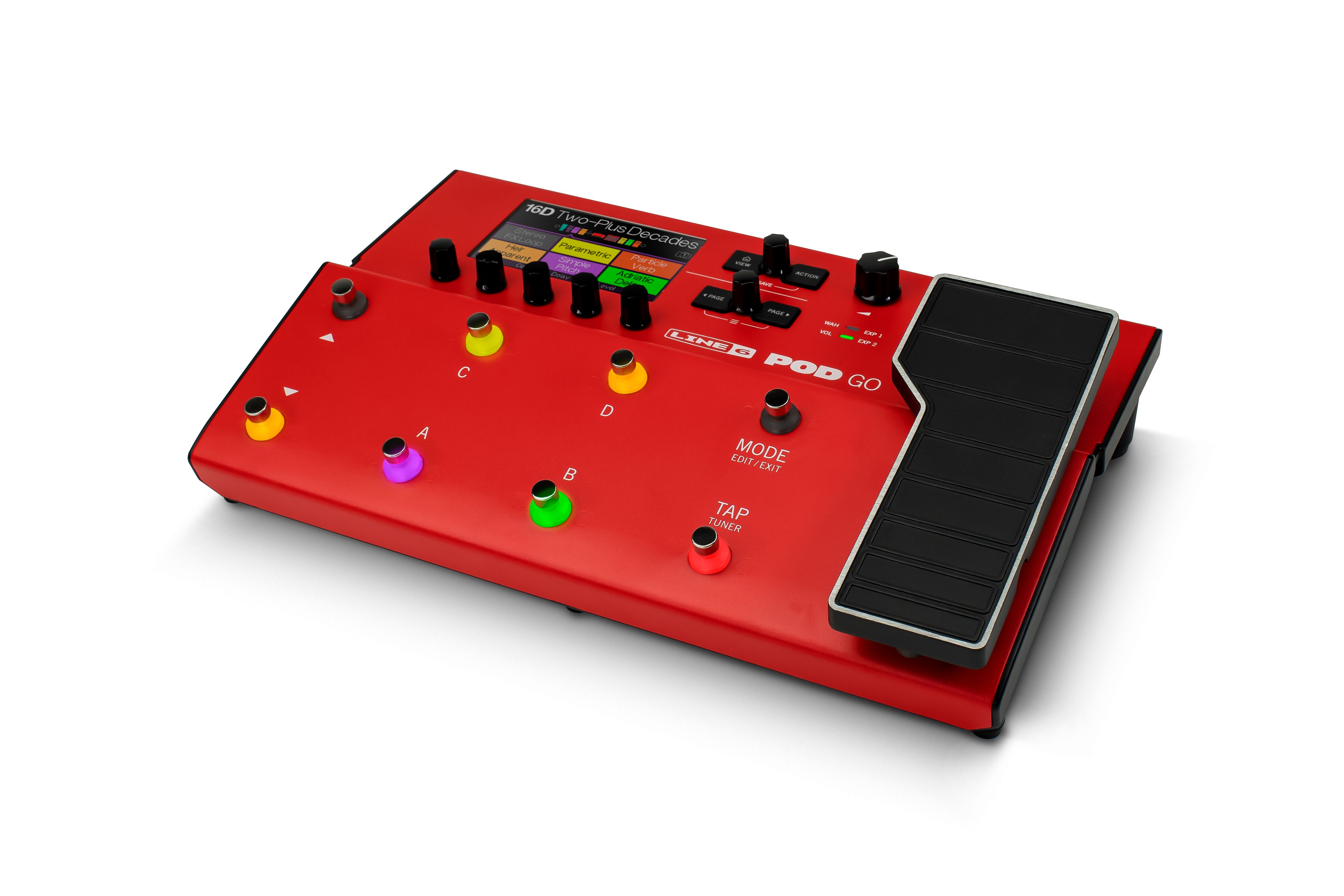 Line 6 Pod Go Limited Edition Red - Simulatie van gitaarversterkermodellering - Variation 2