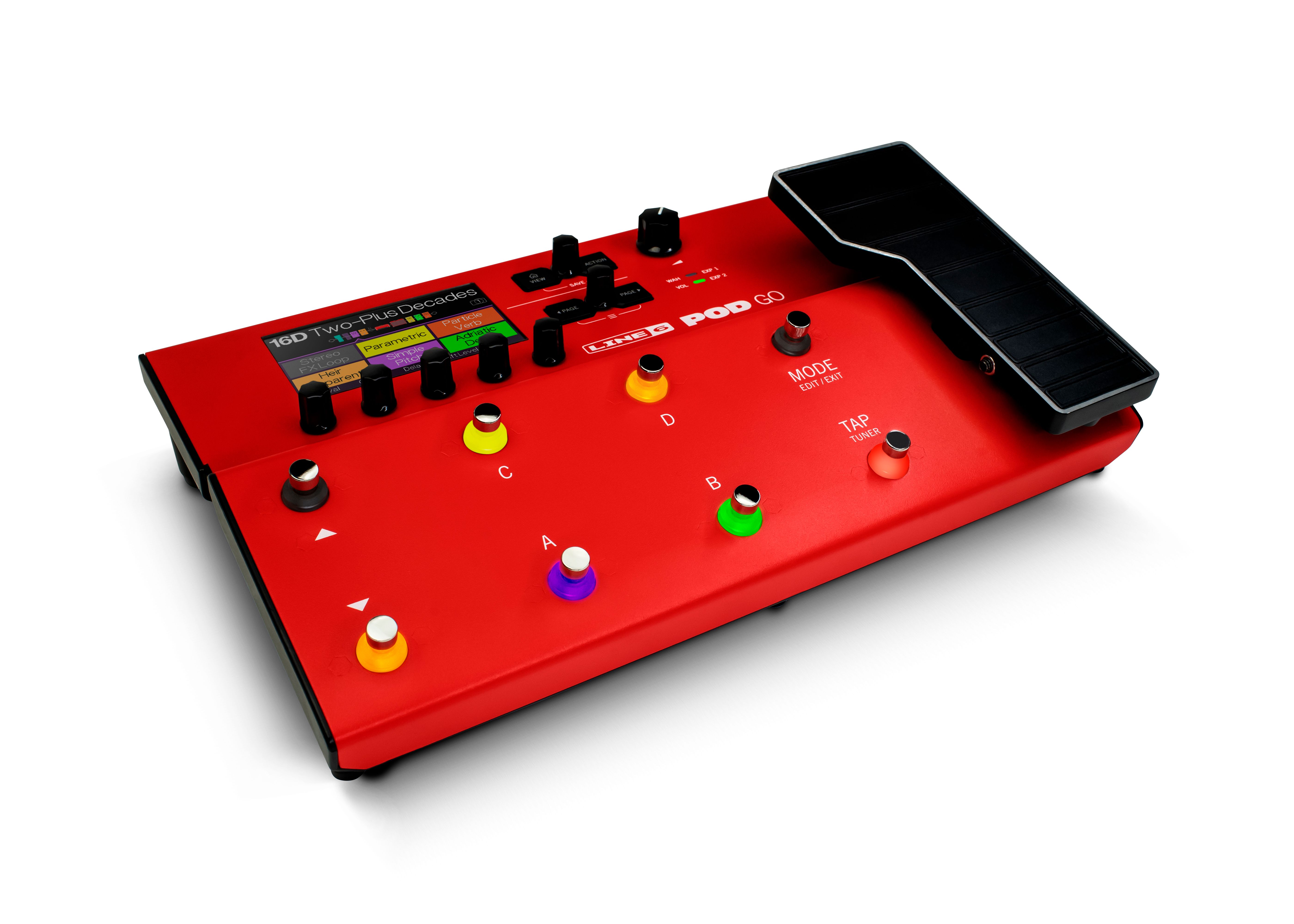 Line 6 Pod Go Limited Edition Red - Simulatie van gitaarversterkermodellering - Variation 3