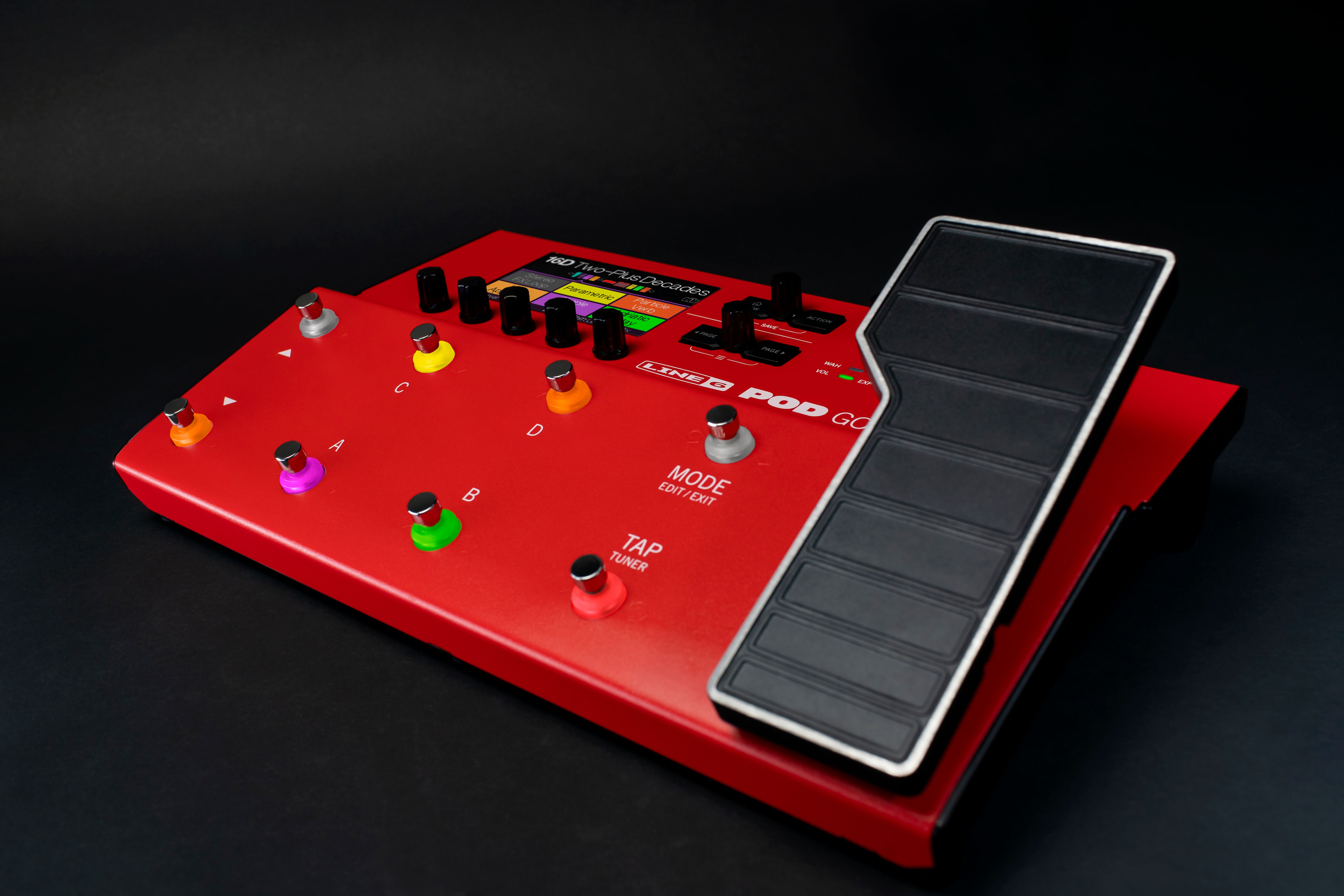 Line 6 Pod Go Limited Edition Red - Simulatie van gitaarversterkermodellering - Variation 4