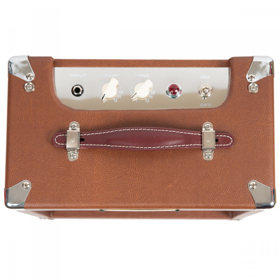 Little Big Amp Lb-5 Phase 2 5w 1x8 Brown - Combo voor elektrische gitaar - Variation 2