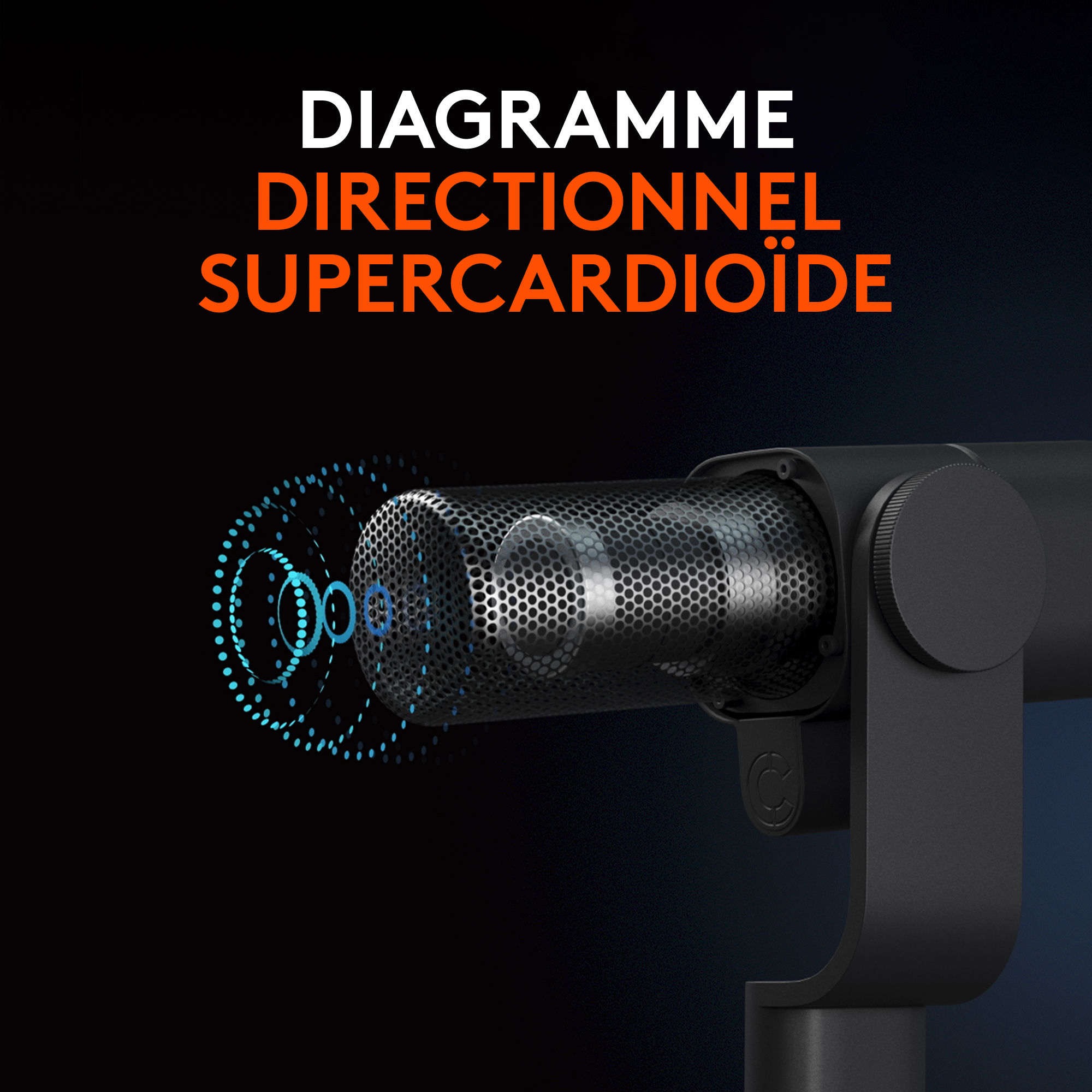 Logitech Blue Sona Graphite - Microphone podcast / radio - Variation 6