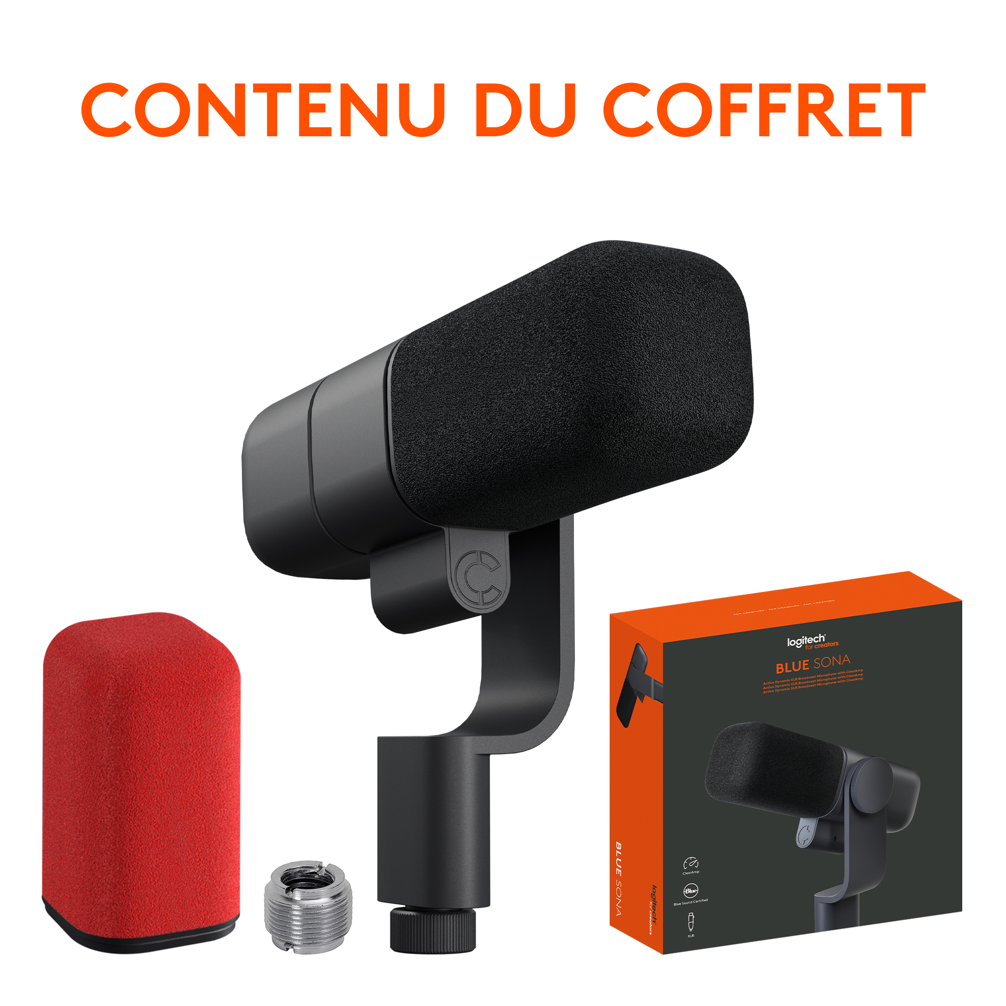 Logitech Blue Sona Graphite - Microphone podcast / radio - Variation 7