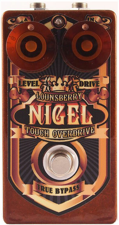 Lounsberry Pedals Ngo-1 Nigel Touch Overdrive Standard - Overdrive/Distortion/fuzz effectpedaal - Main picture