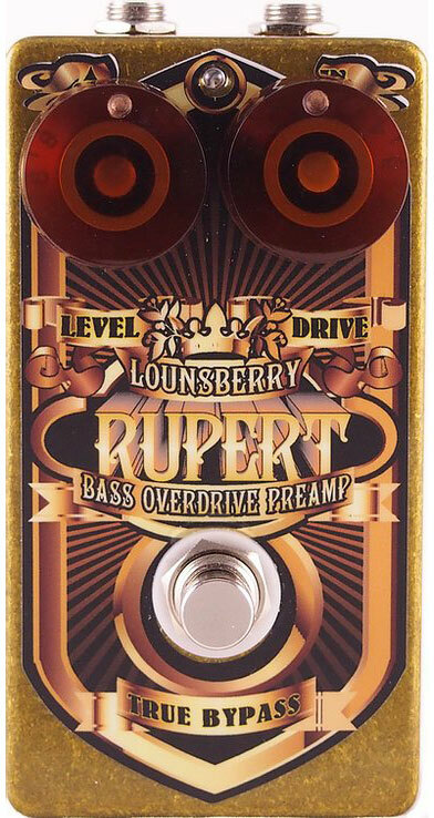 Lounsberry Pedals Rbo-1 Rupert Bass Overdrive Standard - Overdrive/distortion/fuzz effectpedaal - Main picture