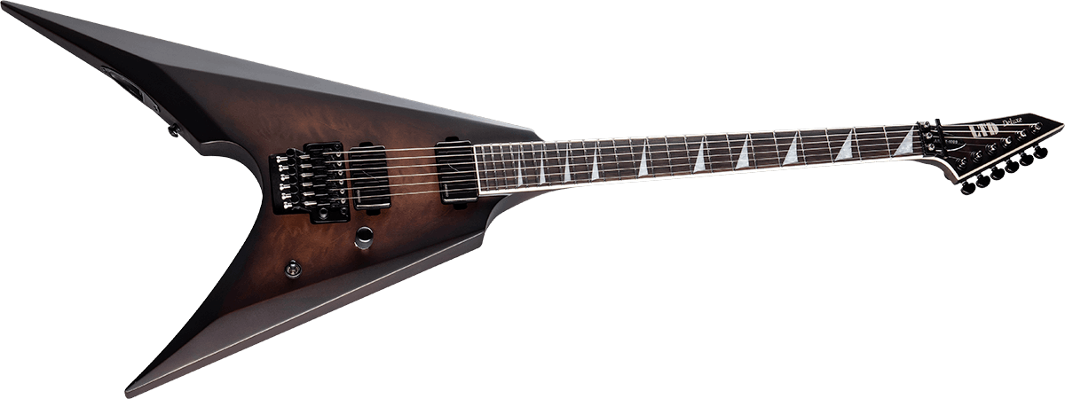 Ltd Arrow-1000 Floyd Rose Hh Fishman Fluence Modern Ht Eb - Dark Brown Sunburst - Metalen elektrische gitaar - Variation 2