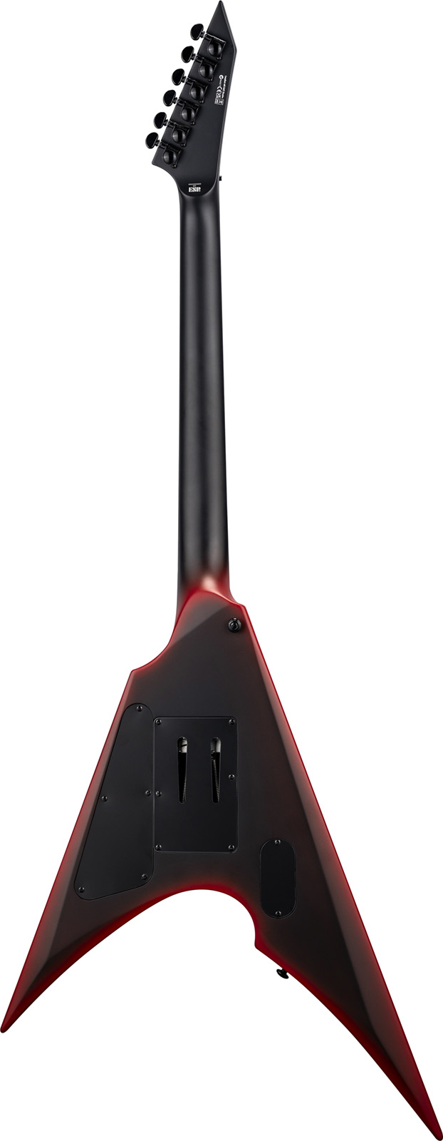 Ltd Arrow Black Metal Series Fr 1h Eb - Black Red Burst Satin - Metal elektrische gitaar - Variation 1