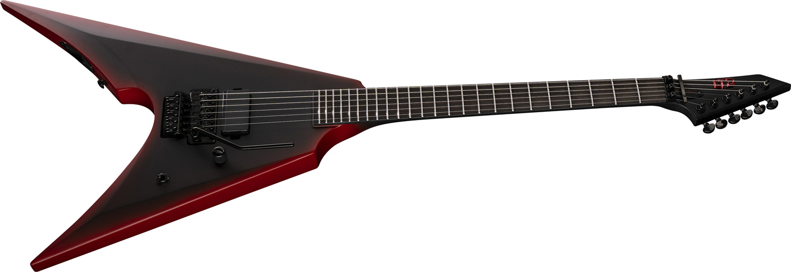 Ltd Arrow Black Metal Series Fr 1h Eb - Black Red Burst Satin - Metal elektrische gitaar - Variation 2