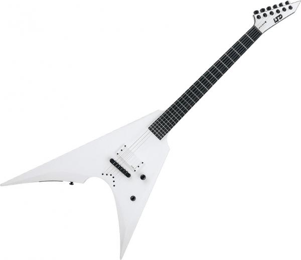 Solid body elektrische gitaar Ltd Arrow-NT Arctic Metal - Snow white satin