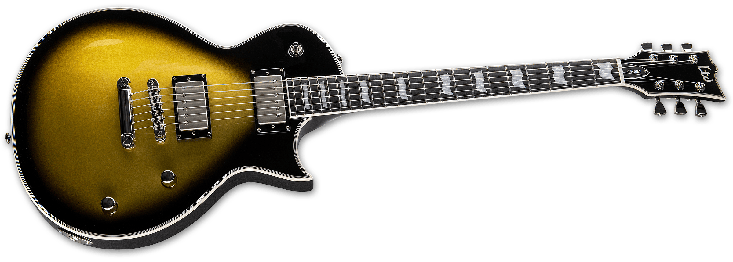 Ltd Bk600 Bill Kelliher Signature Hh Ht Eb - Vintage Silver Sunburst - Kenmerkende elektrische gitaar - Variation 2
