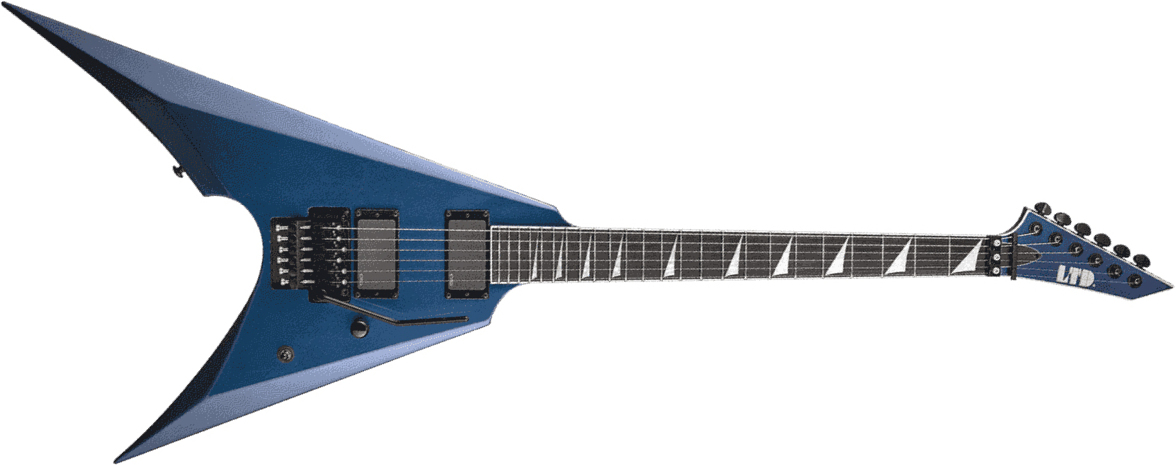 Ltd Arrow-1000 Hh Emg Fr Eb - Violet Andromeda - Metalen elektrische gitaar - Main picture