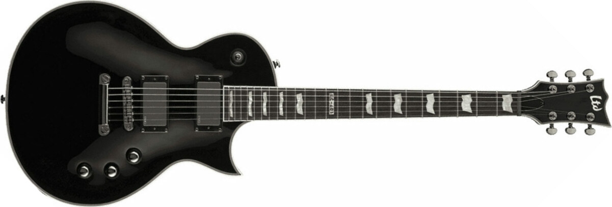 Ltd Ec-401 Hh Emg Ht Rw - Black - Enkel gesneden elektrische gitaar - Main picture