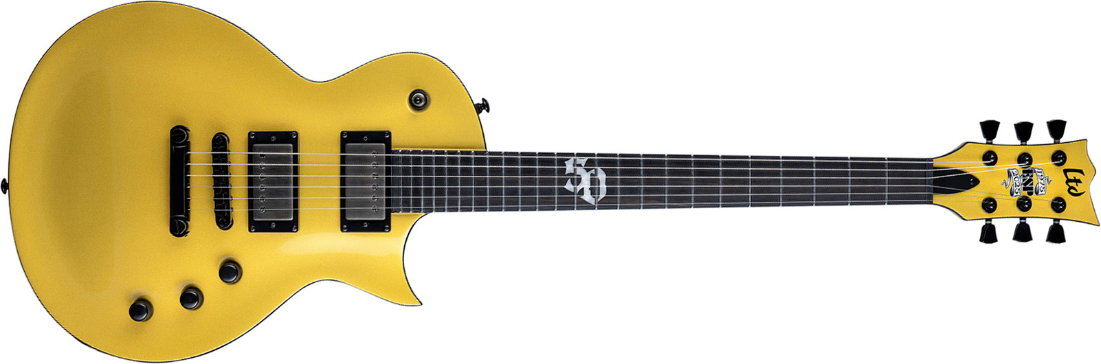 Ltd Ec2025 50th Ann. Ltd 2h Seymour Duncan Ht Eb - Metallic Gold - Metalen elektrische gitaar - Main picture