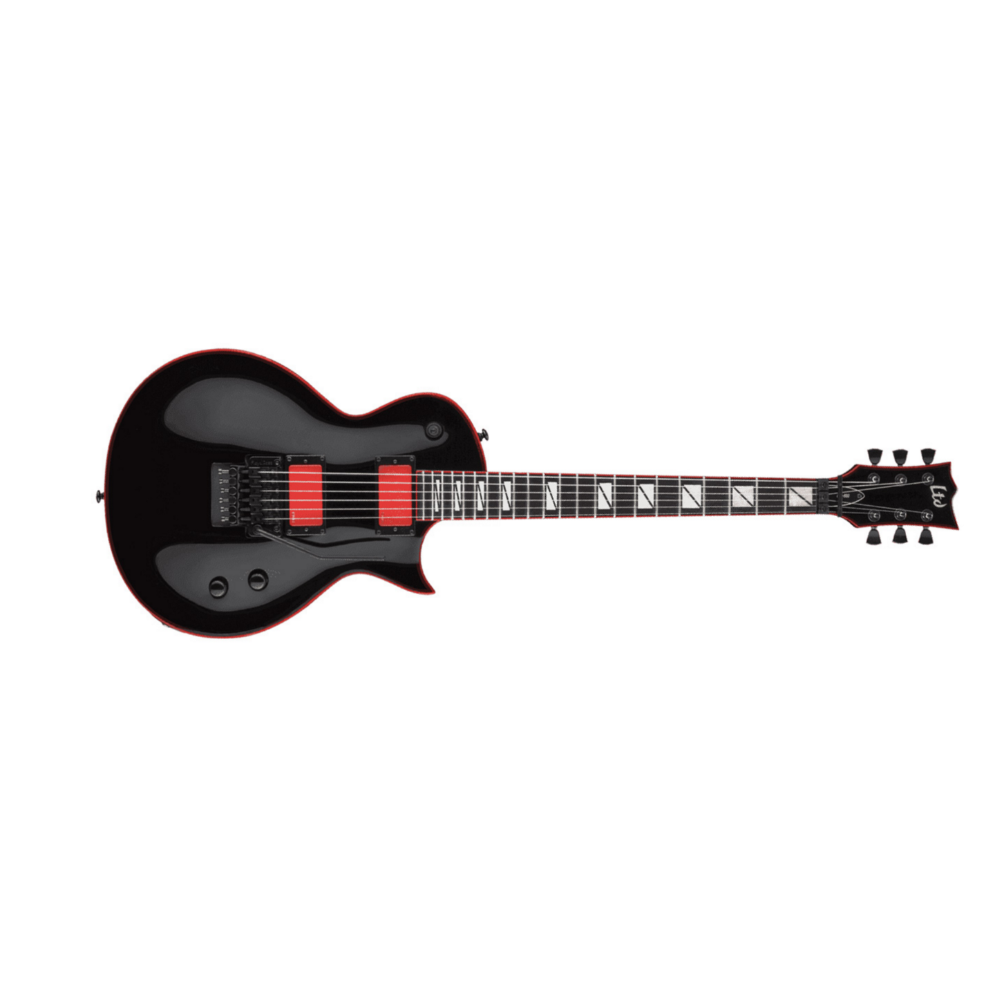 Ltd Gary Holt Gh-600 Signature 2h Emg Fr Eb - Black - Enkel gesneden elektrische gitaar - Main picture